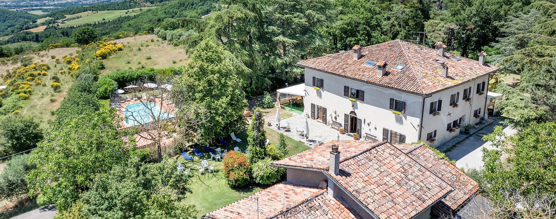 Villa panoramica a Città di Castello, Umbria