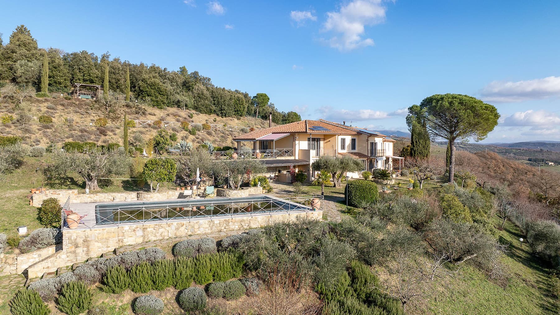 Villa panoramica sul Lago Trasimeno, Umbria