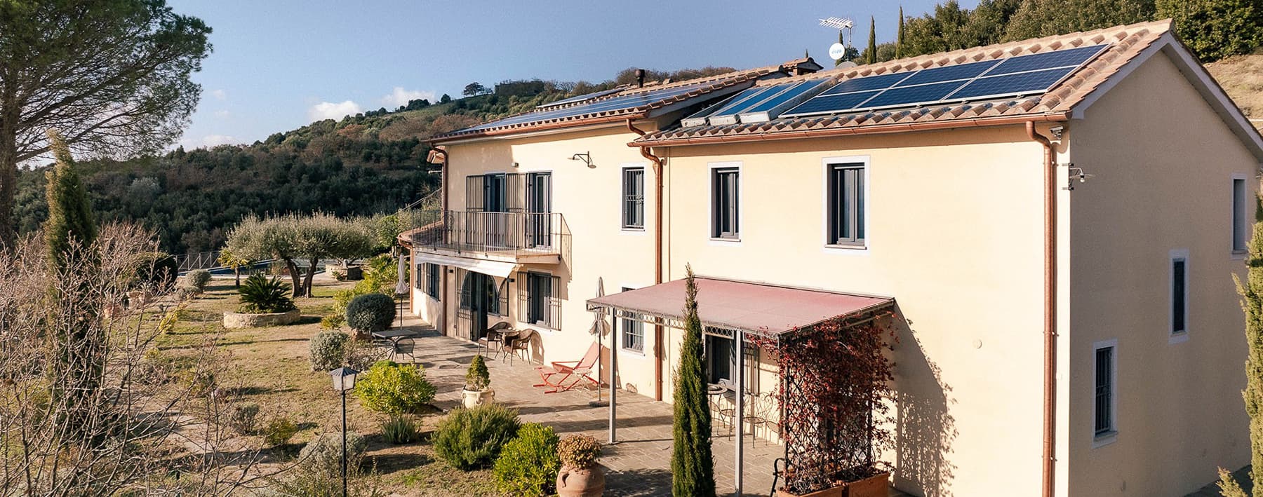 Villa panoramica sul Lago Trasimeno, Umbria