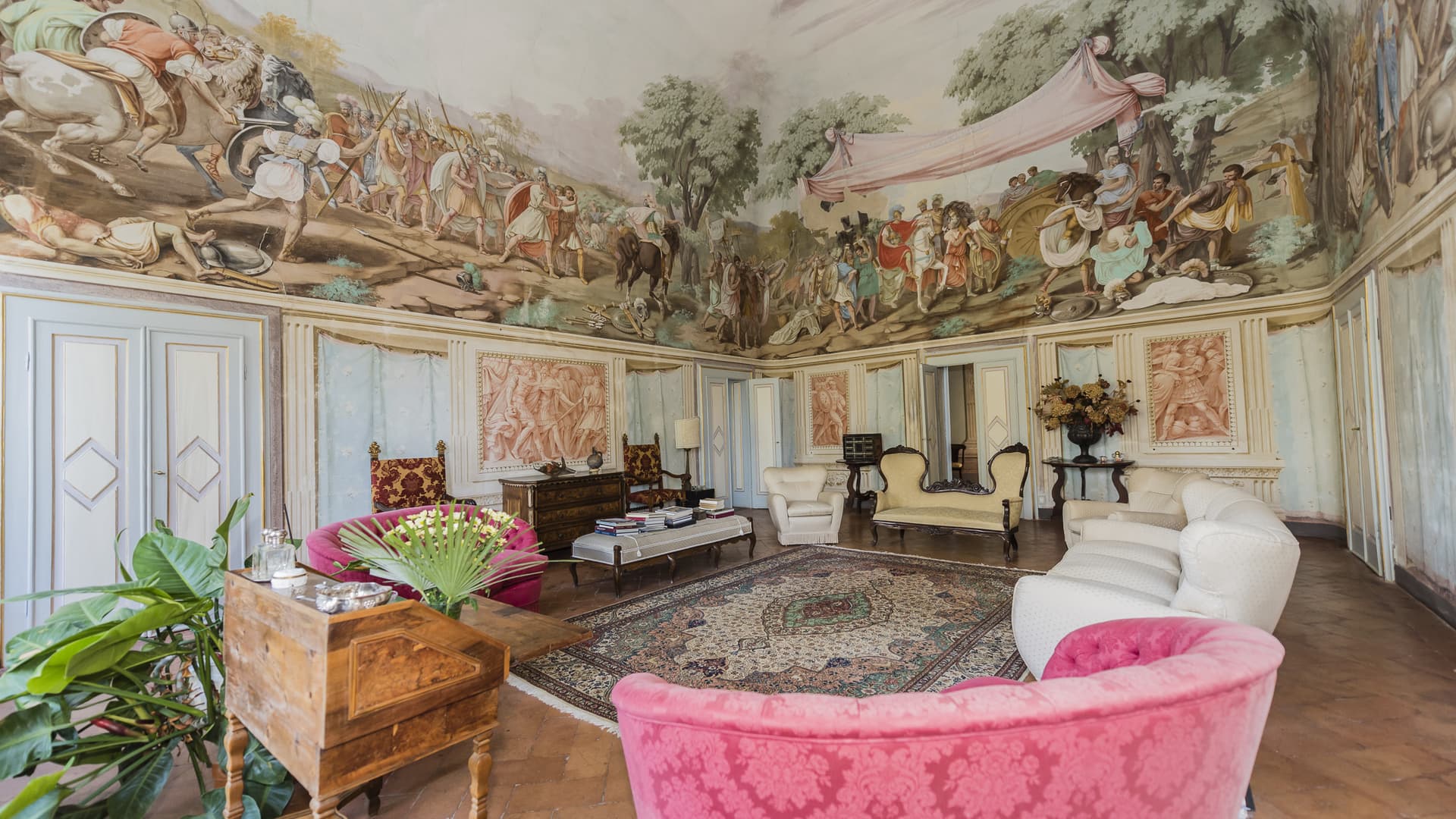 Villa signorile affrescata a San Giuliano Terme, Toscana