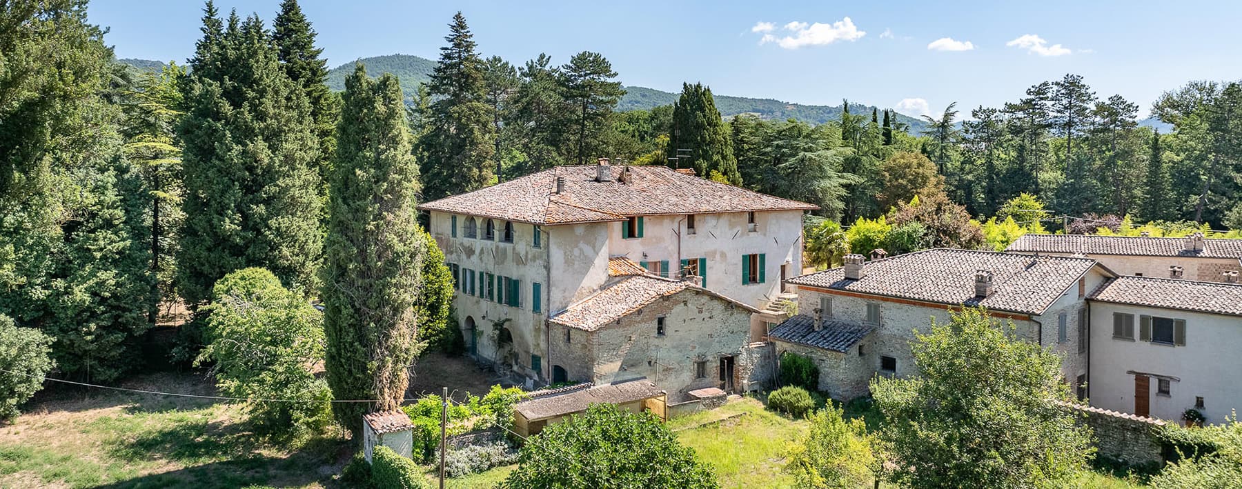 Palazzo nobiliare con parco a San Giustino, Umbria