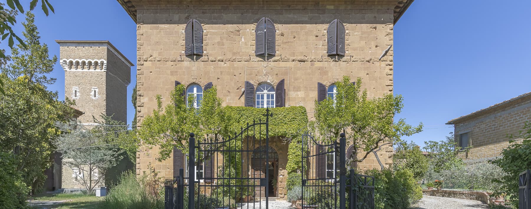 Villa storica con giardino nel cuore di Pienza, Toscana