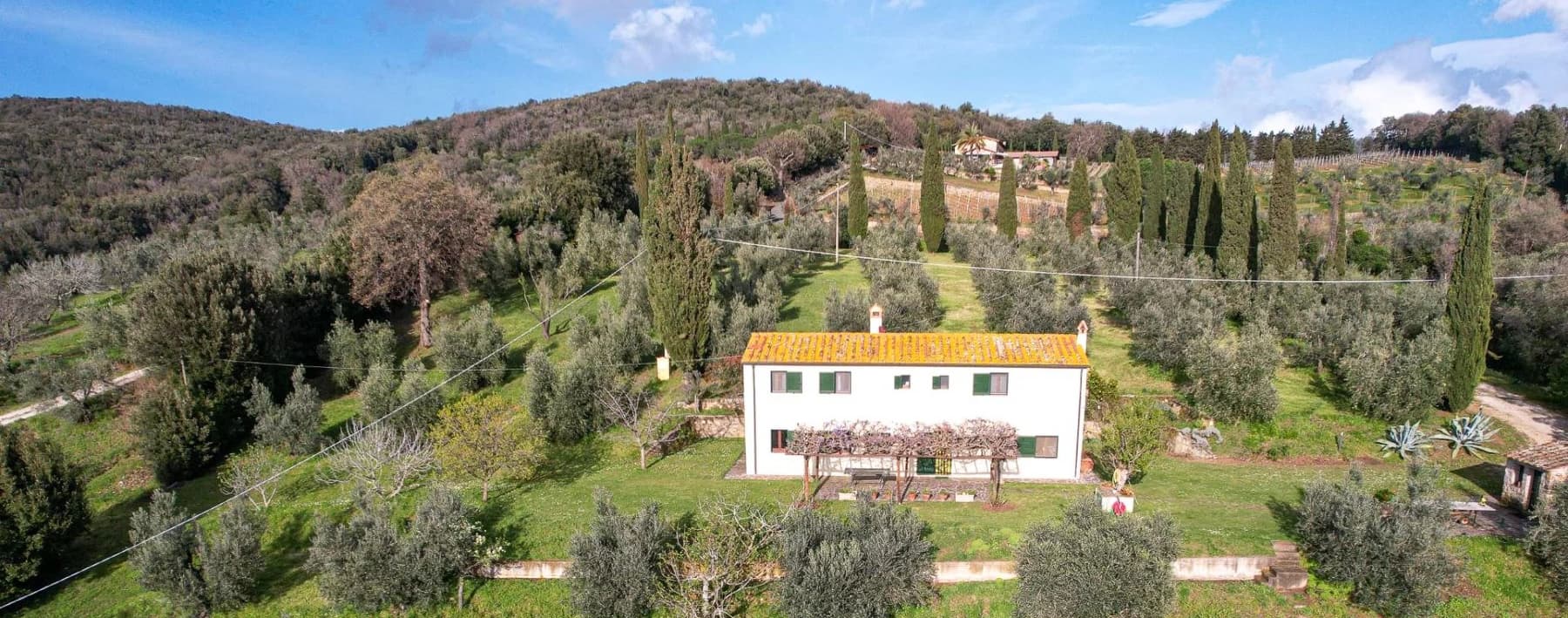 Rustic Country House with Sea View in Tuscany