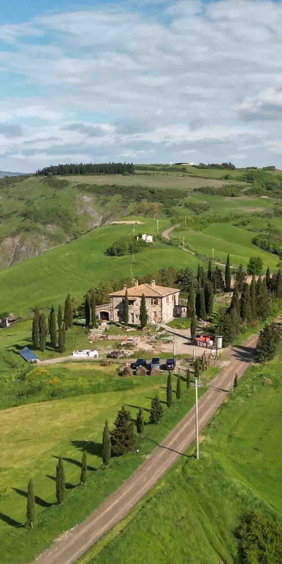 Casale storico in Val d'Orcia, Montalcino, Toscana