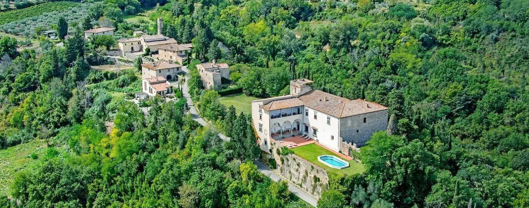 Majestic Castle in Chianti, Tuscany