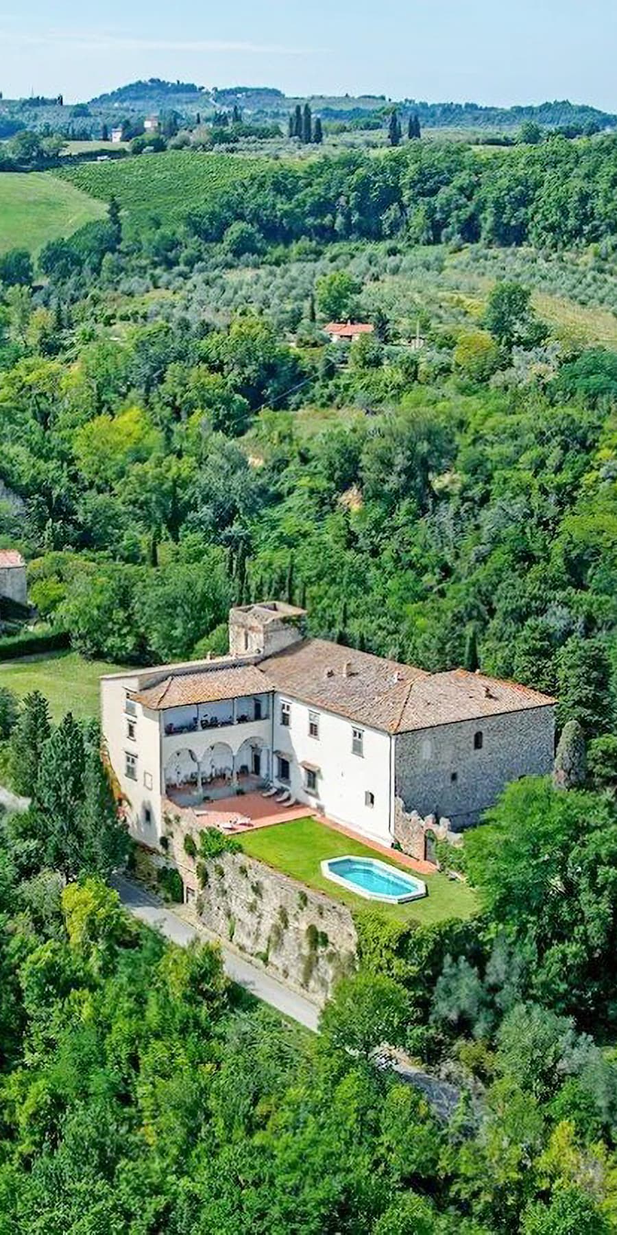 Majestic Castle in Chianti, Tuscany