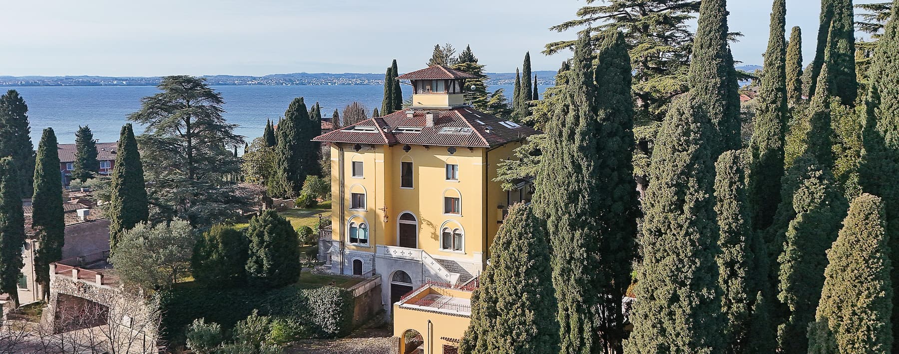 Portion of Villa Callas in Sirmione, Lake Garda