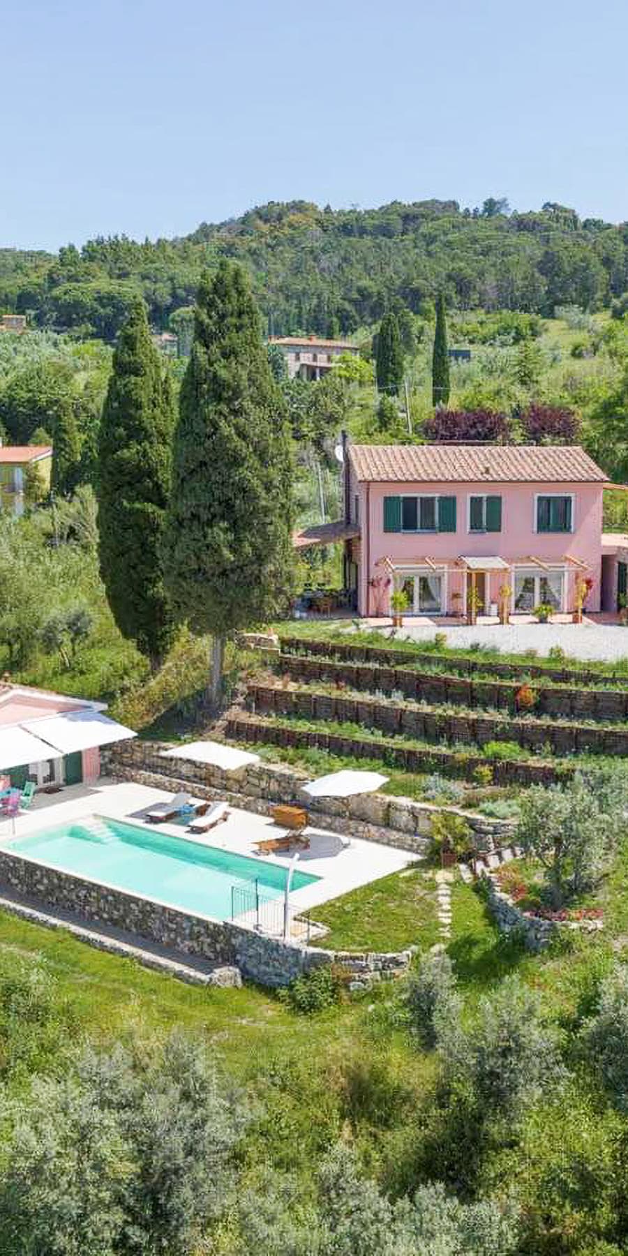 Panoramic Hilltop Villa in Riparbella, Tuscany