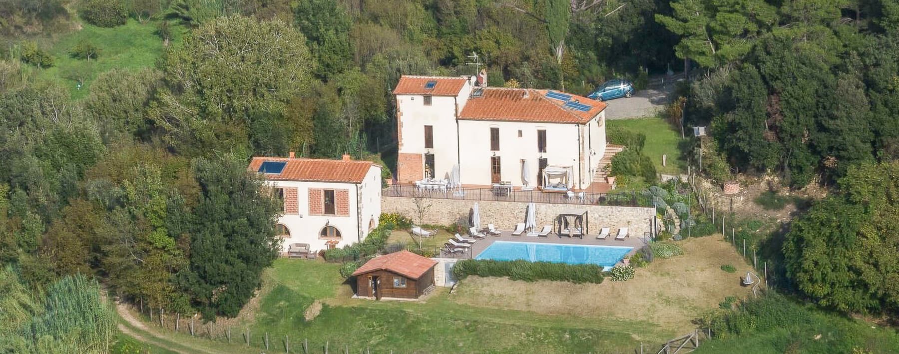 Panoramic Country House in Palaia, Tuscany