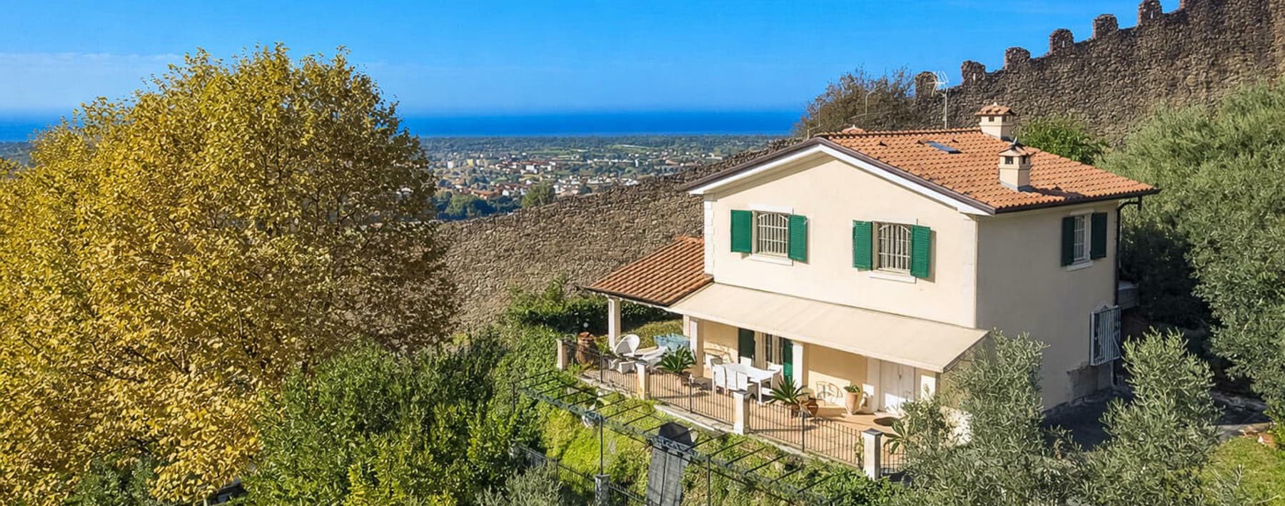 Charming Villa with Sea Views in Versilia, Tuscany