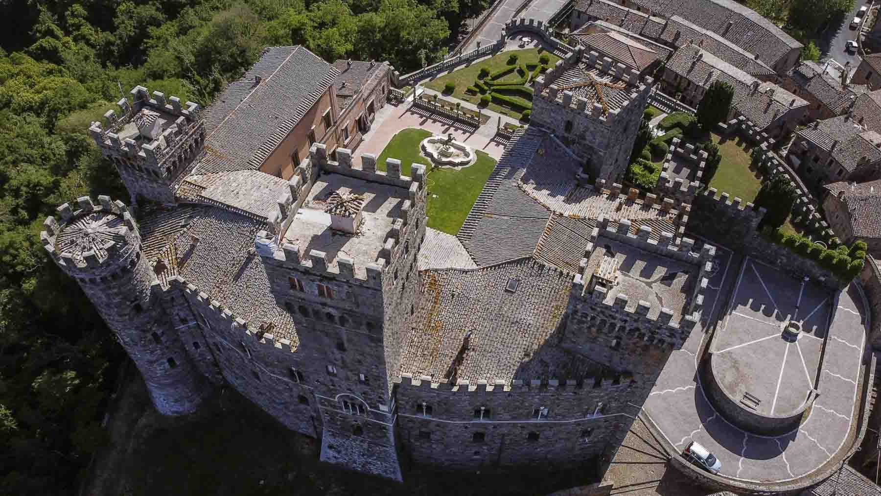 Majestic Castle in Acquapendente, Lazio Region