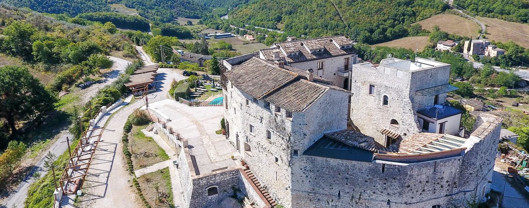 Castello panoramico di lusso a Torrecola, Umbria