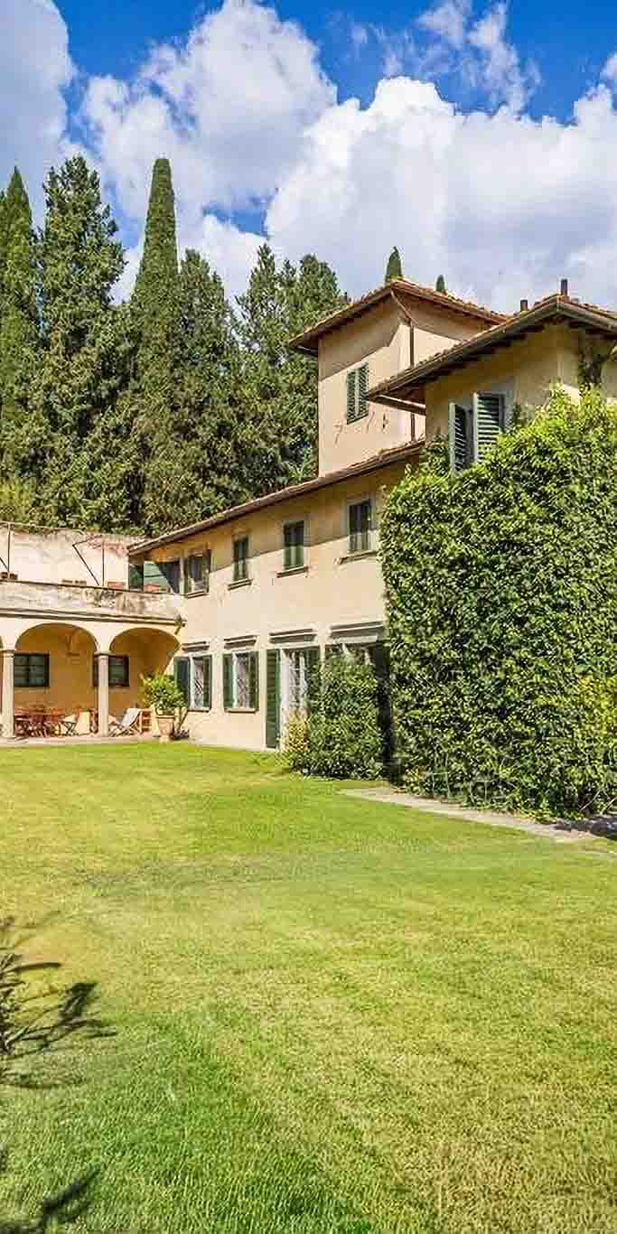 Villa storica con giardino a Fiesole, Toscana