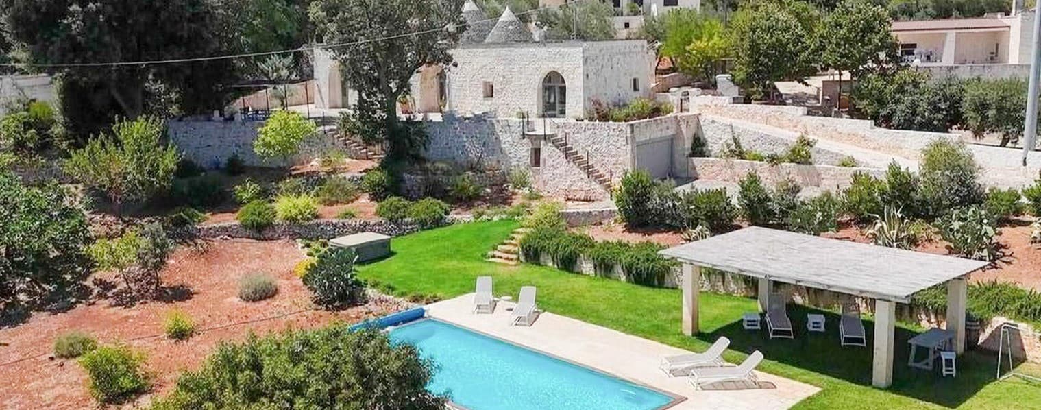 Villa panoramica a Selva di Fasano, cuore della Puglia