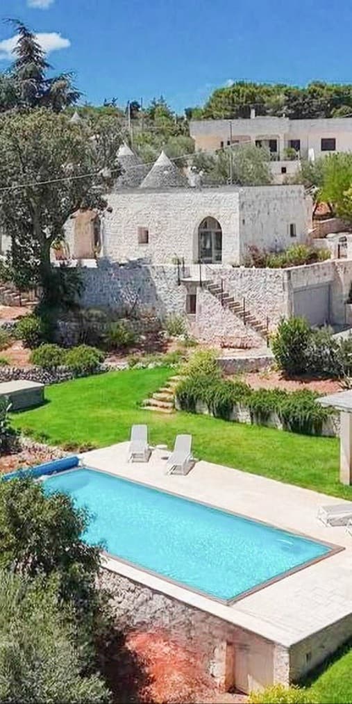 Villa panoramica a Selva di Fasano, cuore della Puglia