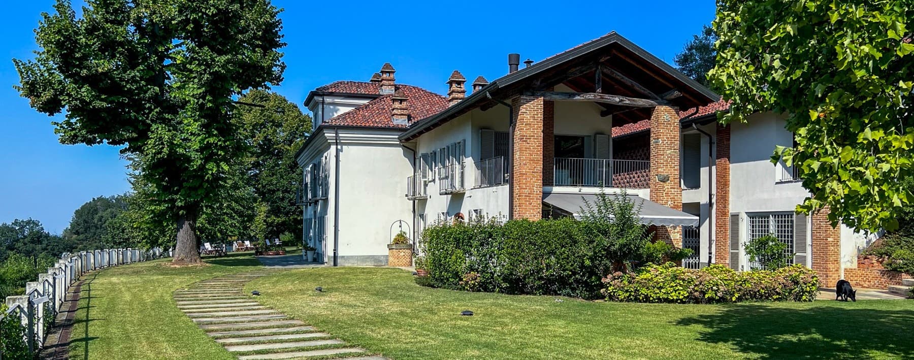 Villa storica con vista Alpi a Revigliasco