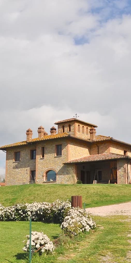 Casale panoramico a Castiglione del Lago, Umbria