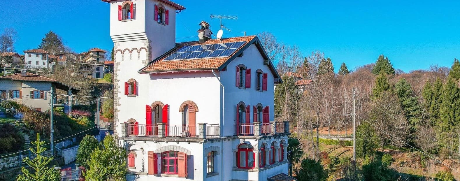 Villa panoramica a Boleto, vista sul Lago d'Orta
