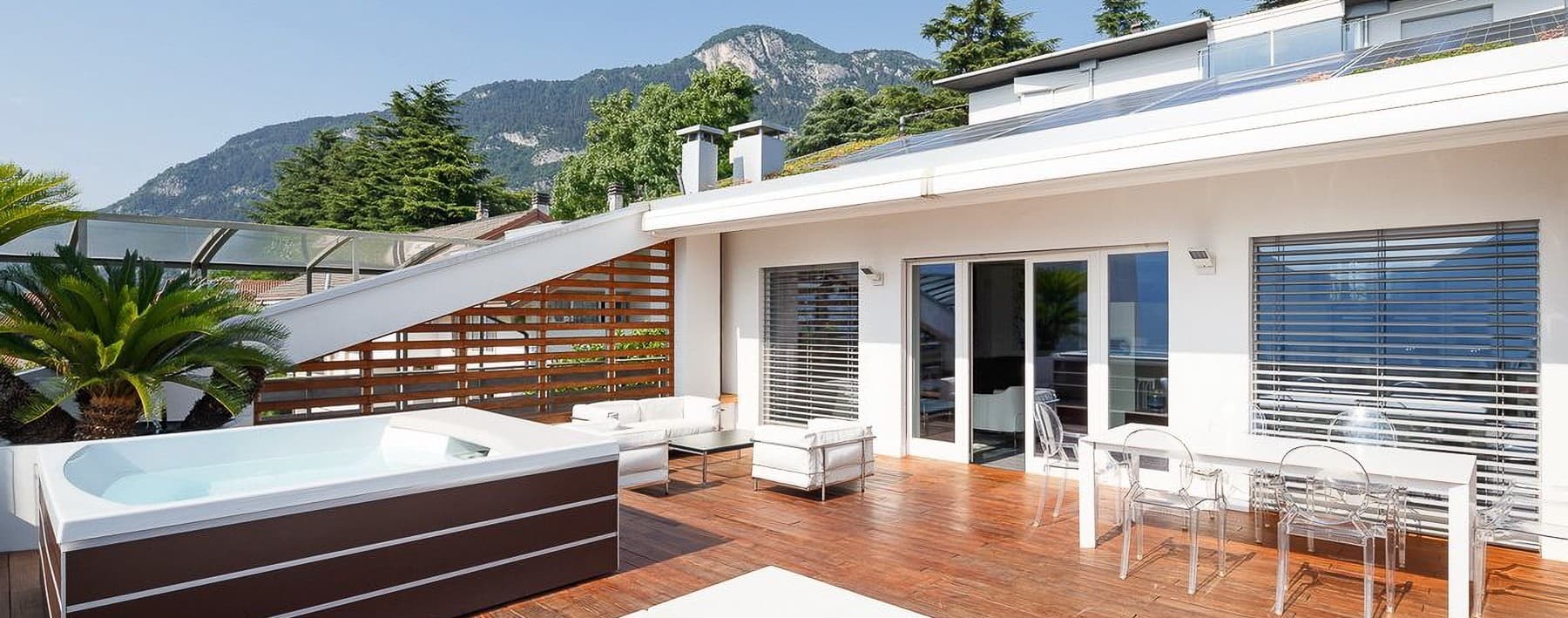 Attico di lusso con terrazzo panoramico a Trento