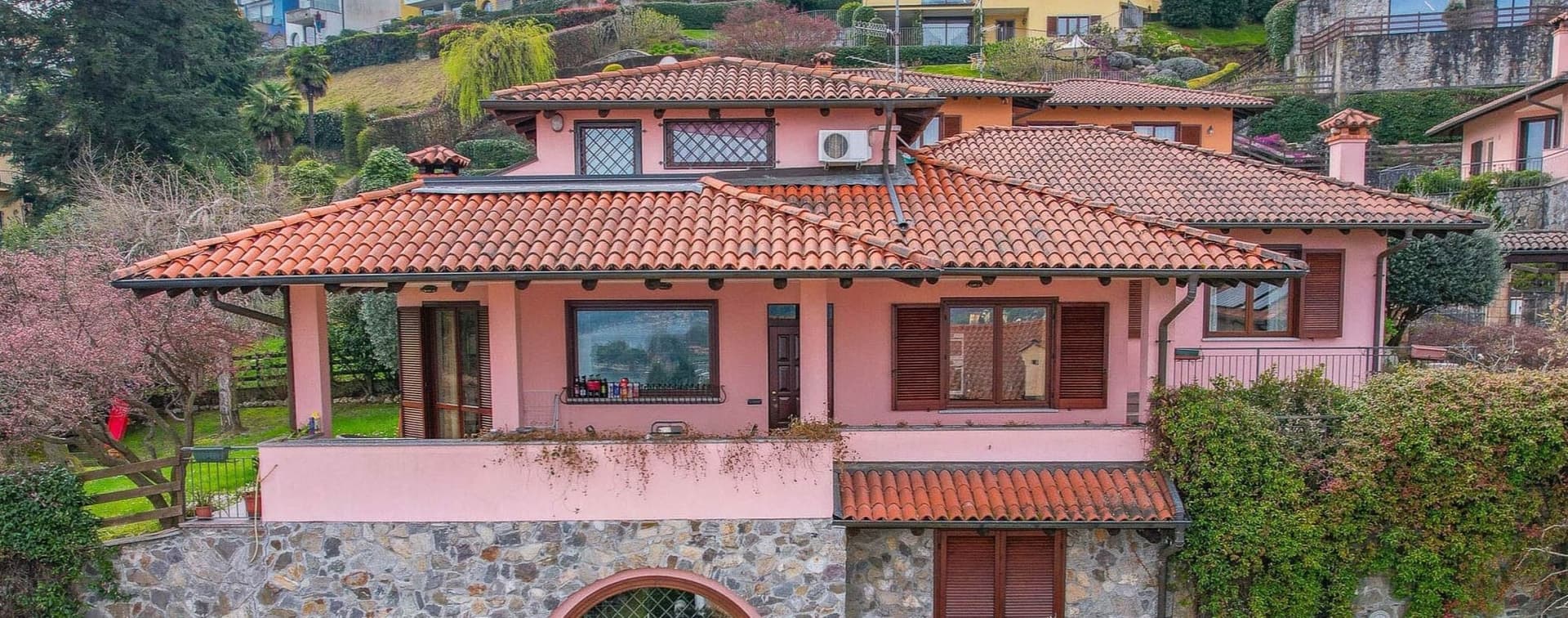 Villa in Meina Overlooking Lake Maggiore, Piedmont