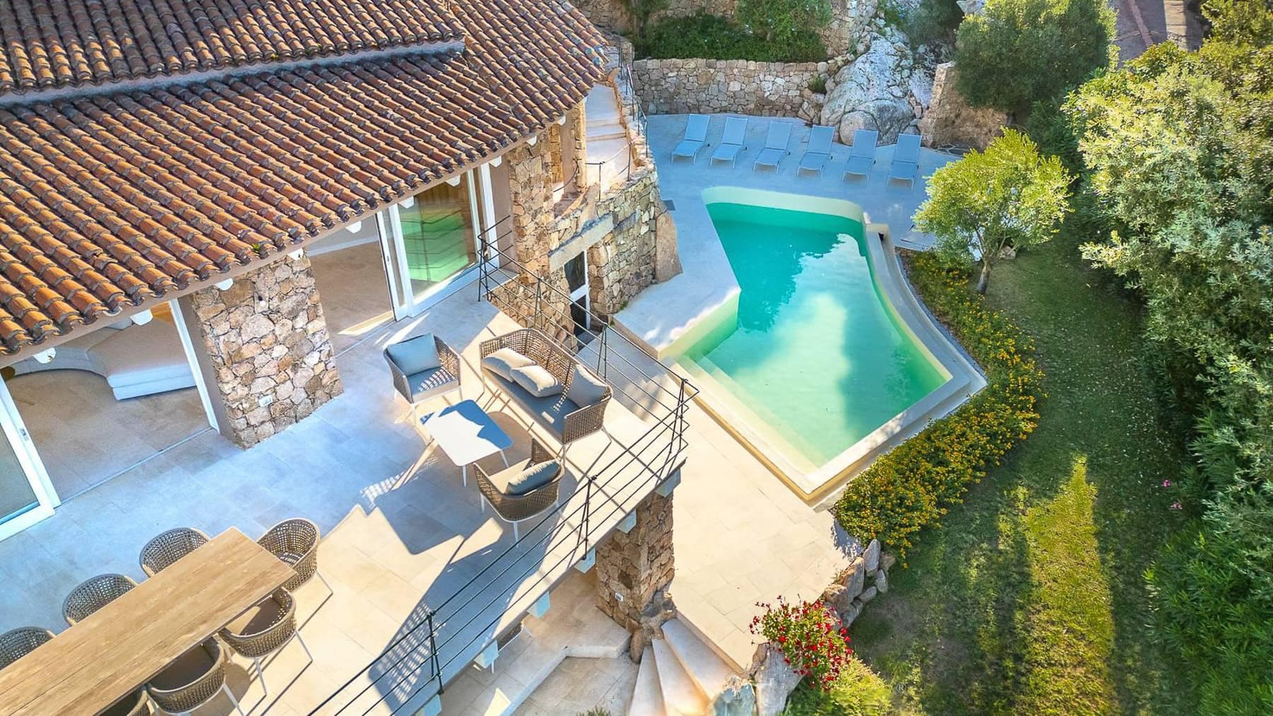 Villa con piscina e giardino a Pantogia, Sardegna