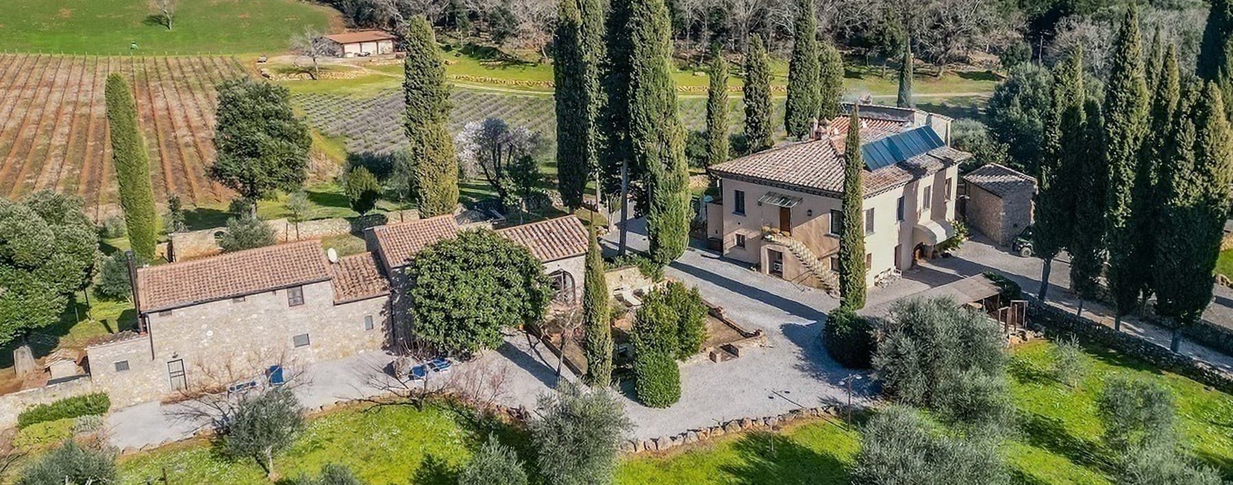 Villa esclusiva nella riserva di San Gimignano, 800 mq