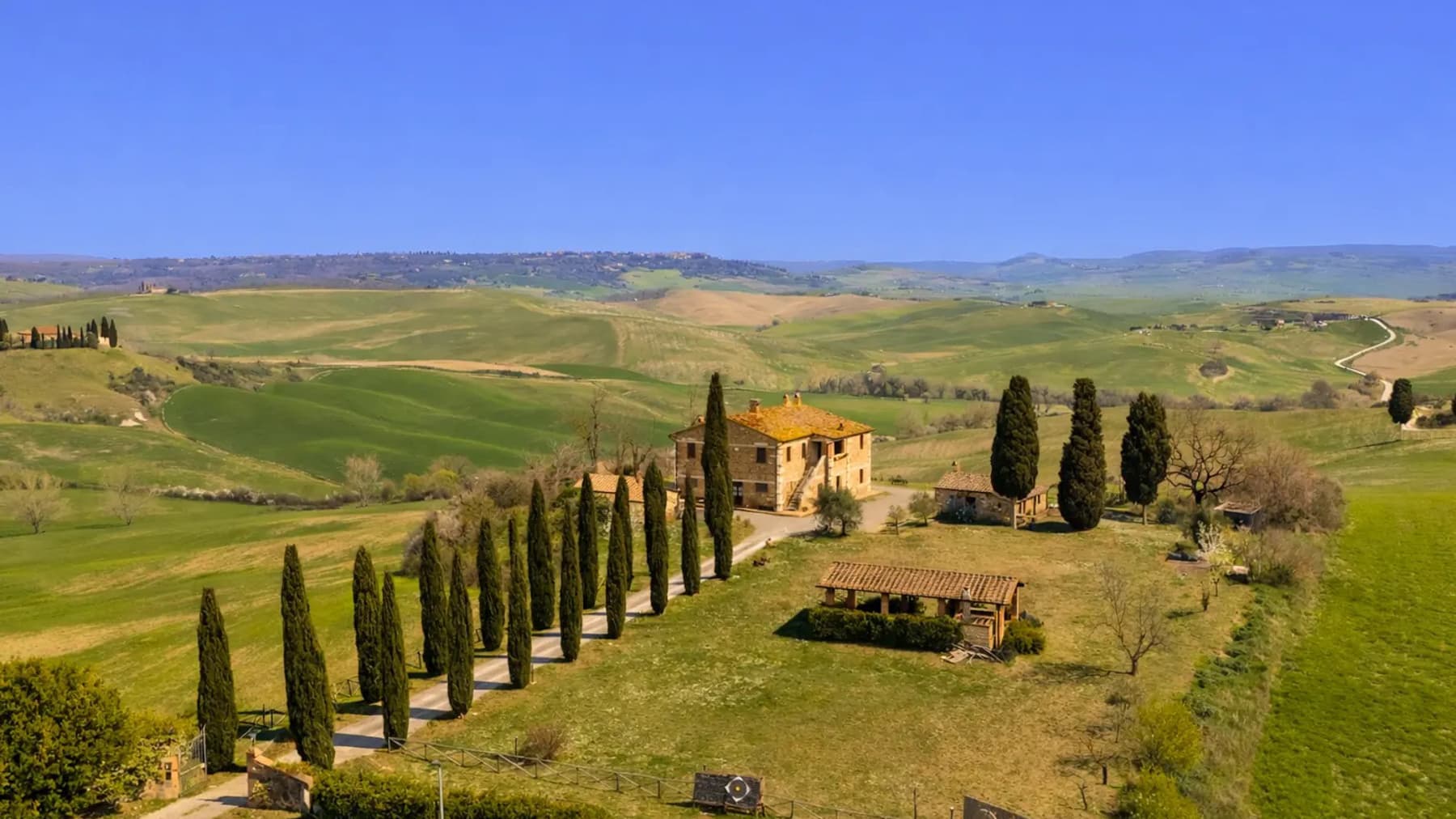 Casale panoramico in Val d'Orcia, San Quirico d'Orcia