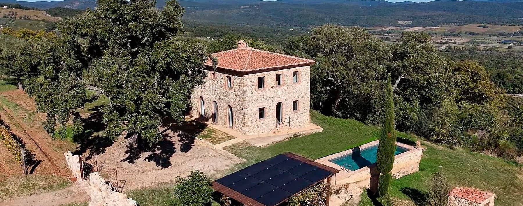 Villa panoramica in vendita nella Maremma Toscana