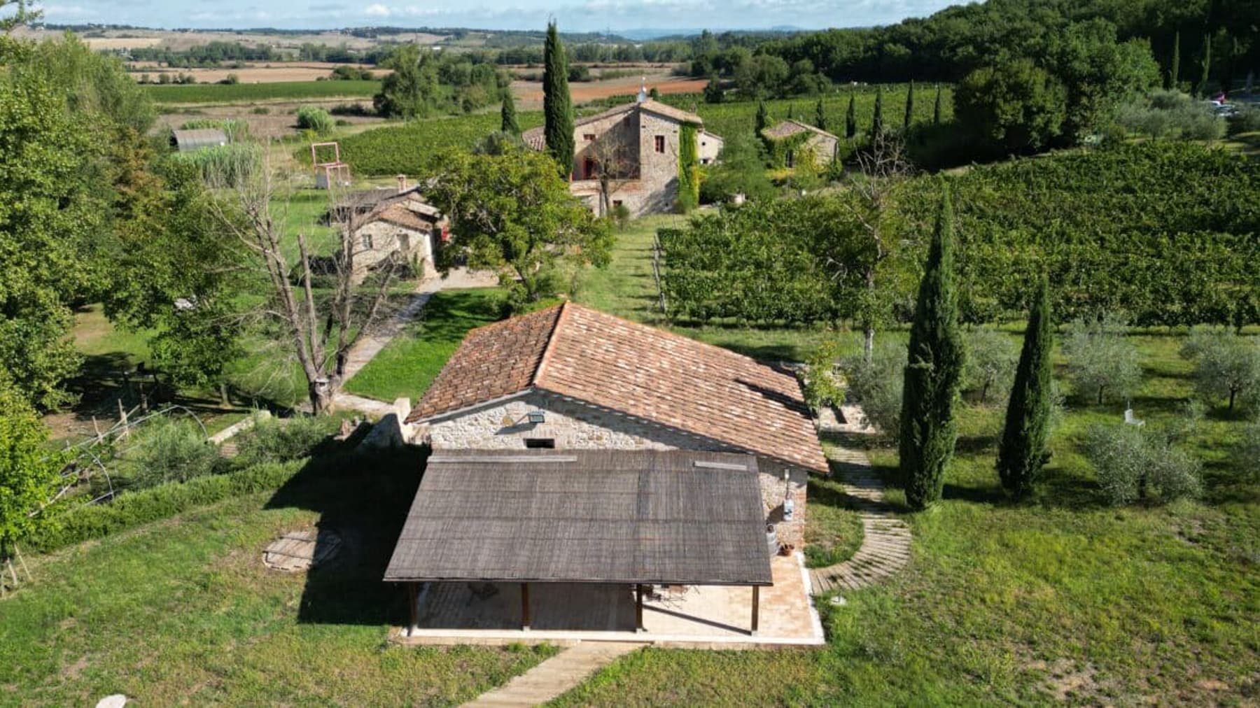 Tenuta-Complesso con piscina a Colle di Val d'Elsa, Toscana