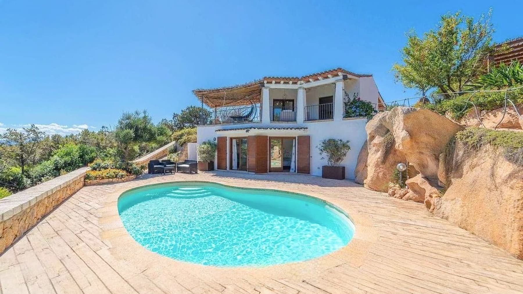 Elegant Villa with Sea View in Arzachena, Sardinia