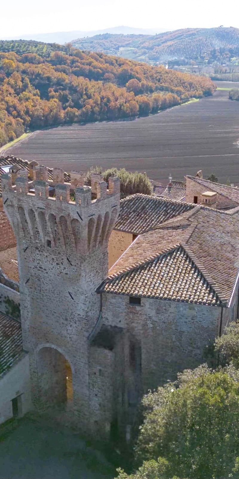 Castello medievale in Umbria, Marsciano, 1575 mq di storia