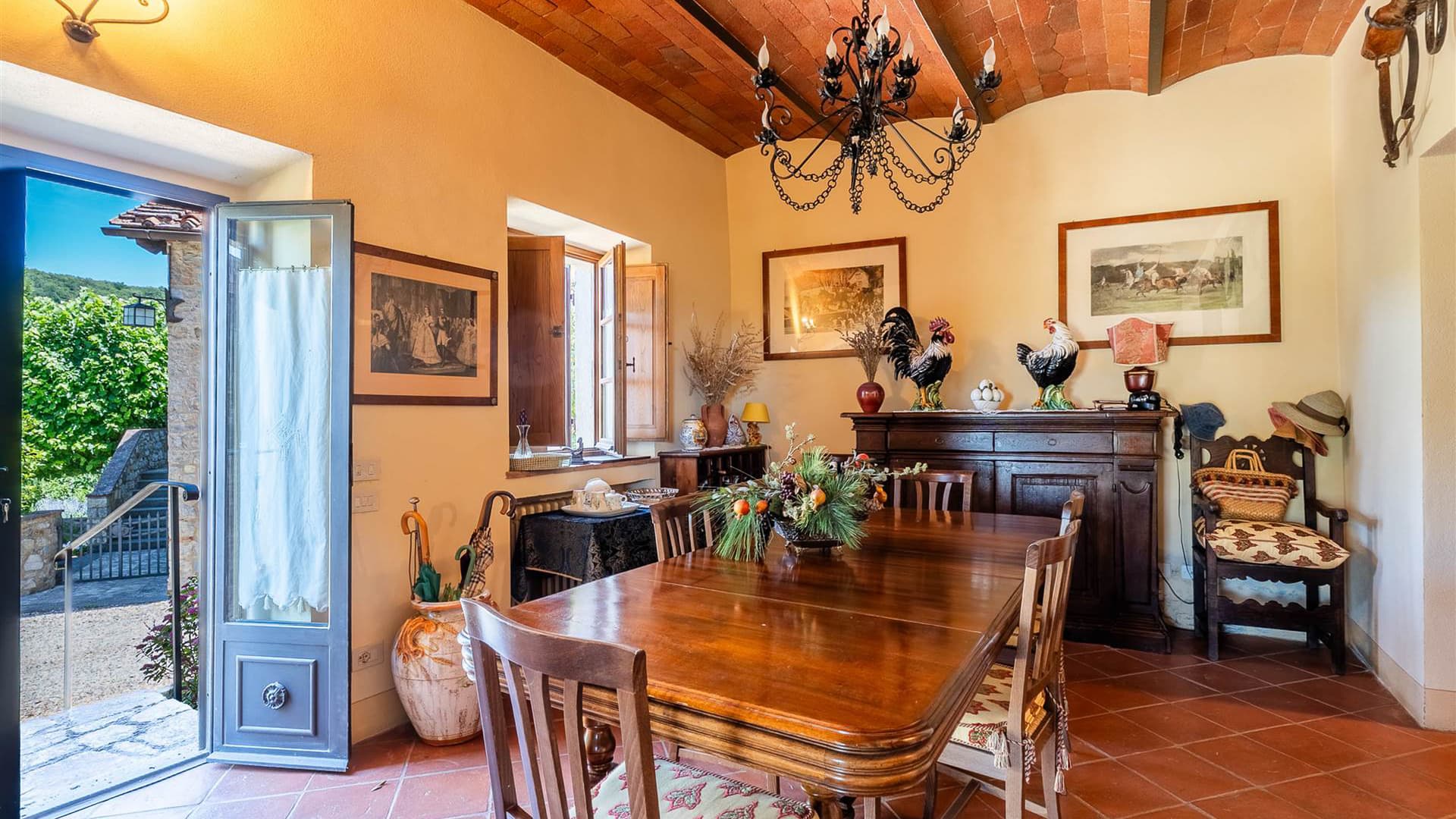 Gaiole in Chianti, Residenza con vista panoramica