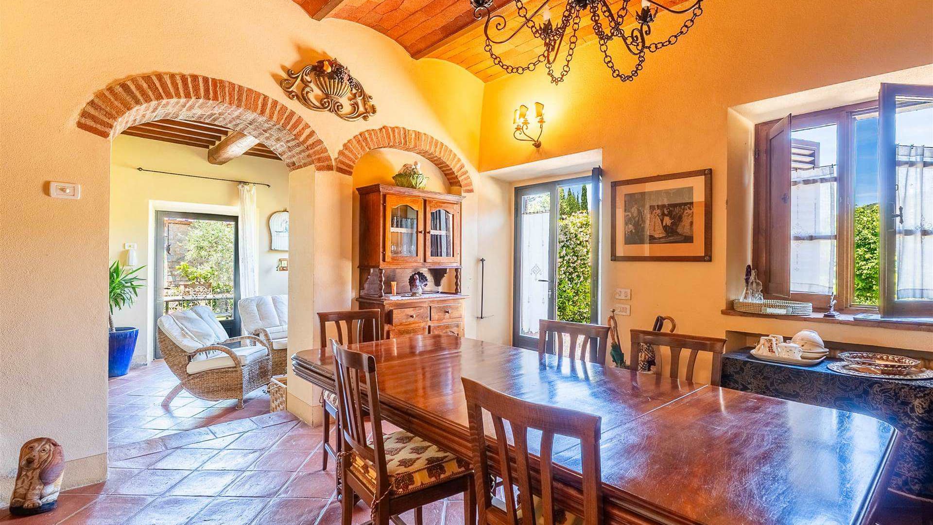 Gaiole in Chianti, Residenza con vista panoramica