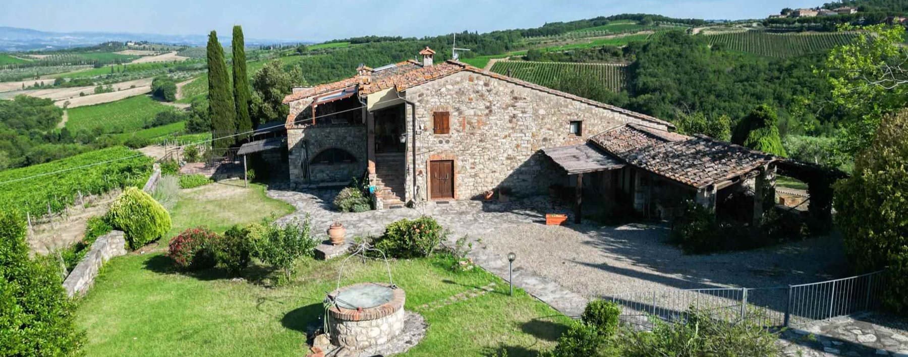 AZ423 Farmhouse Converted into an Agritourism Property with Park, Swimming Pool and Olive Grove Land