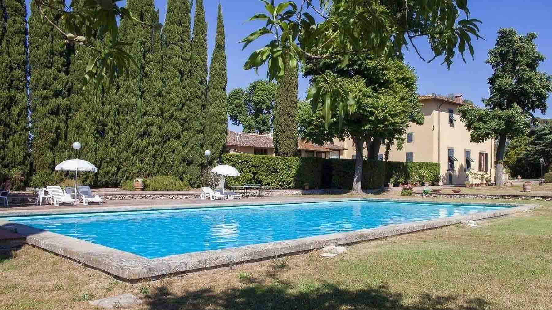 Villa storica con parco e piscina a Bagno a Ripoli