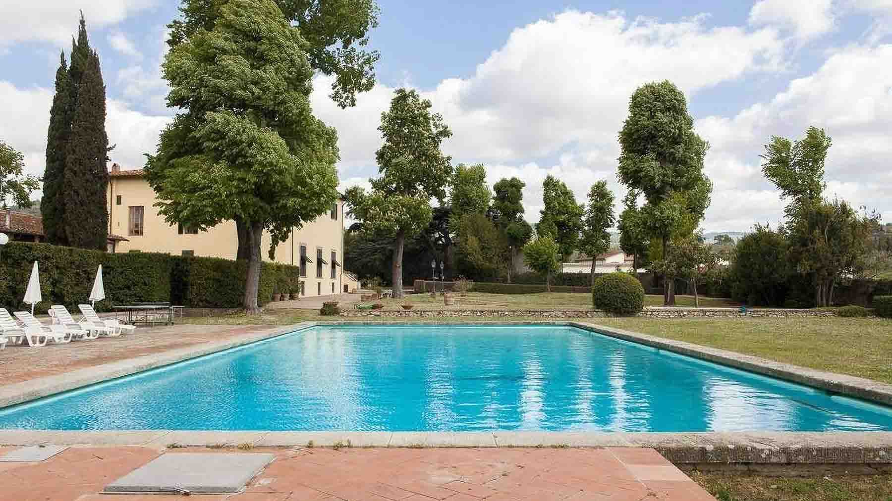 Villa storica con parco e piscina a Bagno a Ripoli