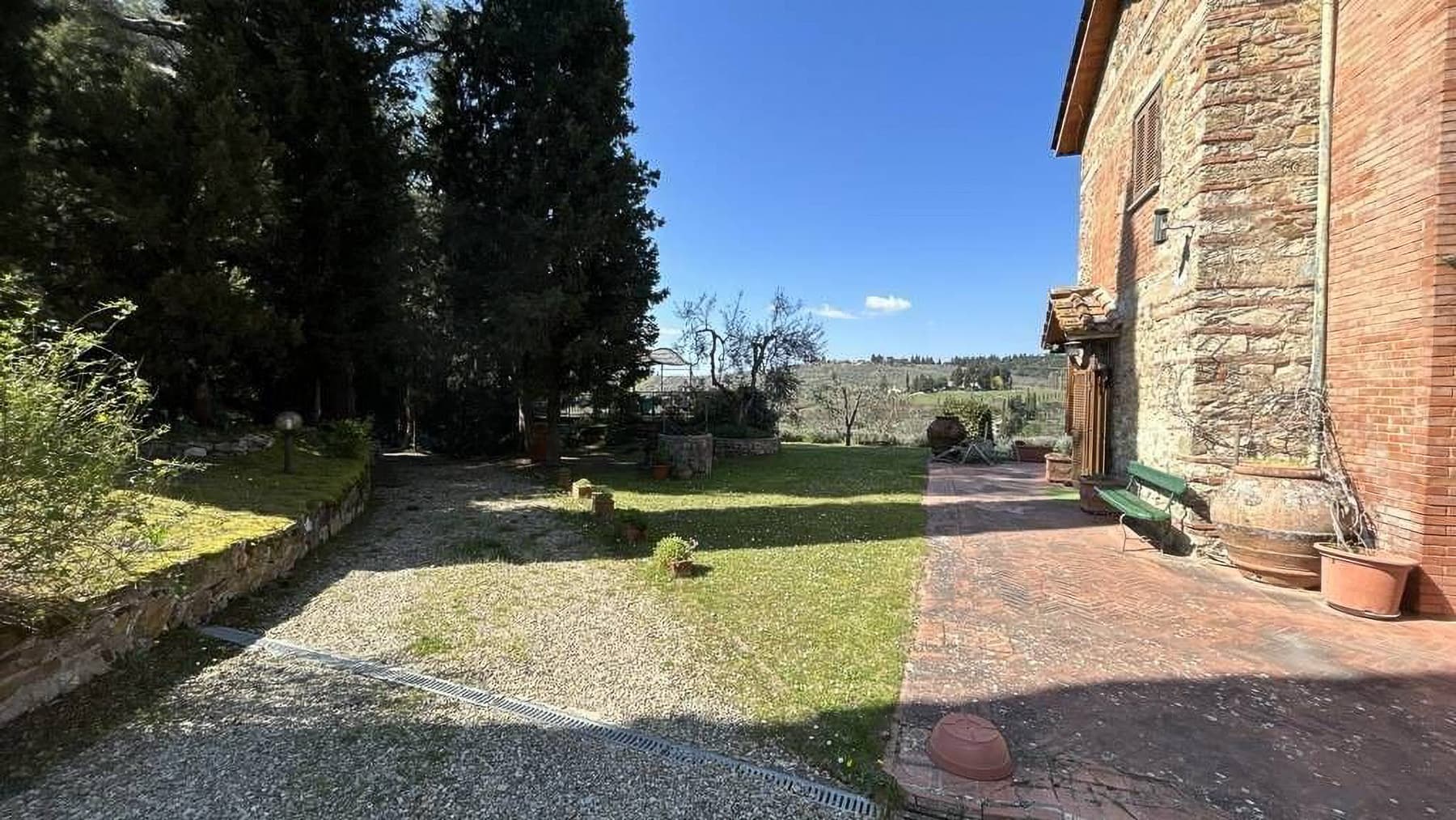 Casale con piscina e vista nel Chianti, Santa Cristina