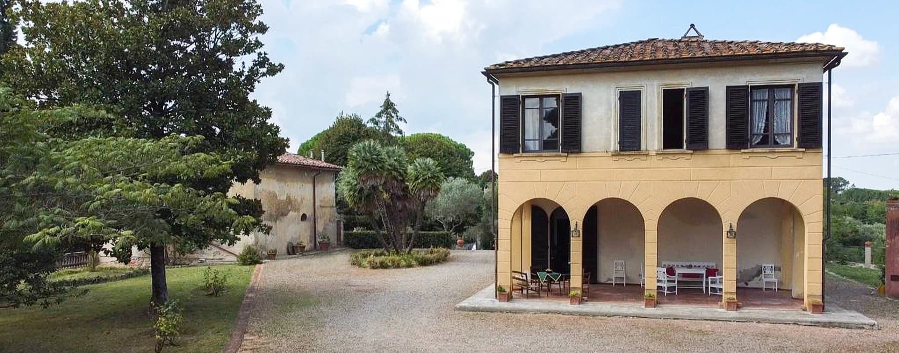 Villa storica con vista colline pisane, Tripalle, Toscana