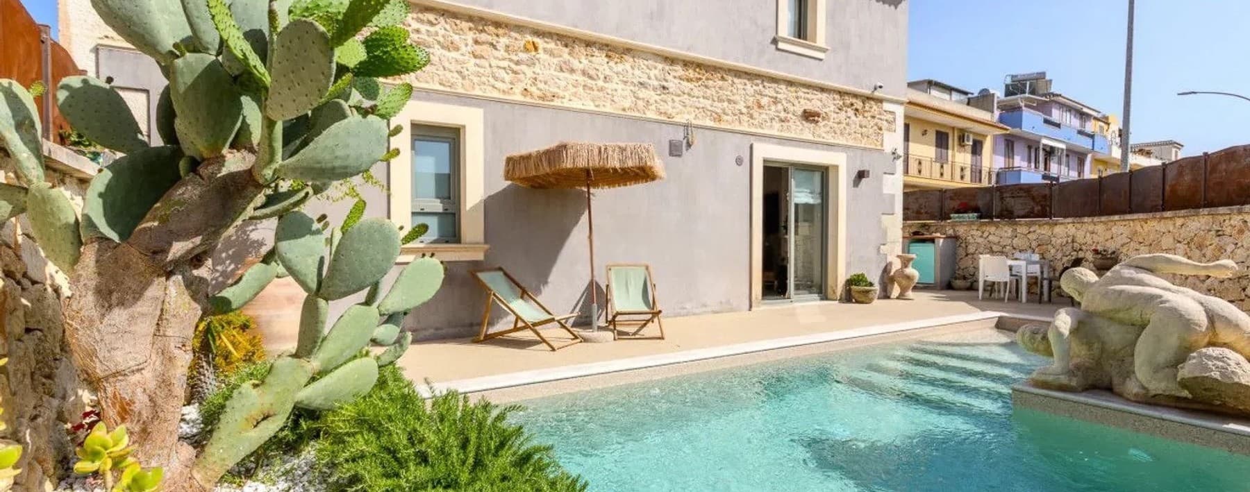 Villa con piscina ad Avola, Sicilia