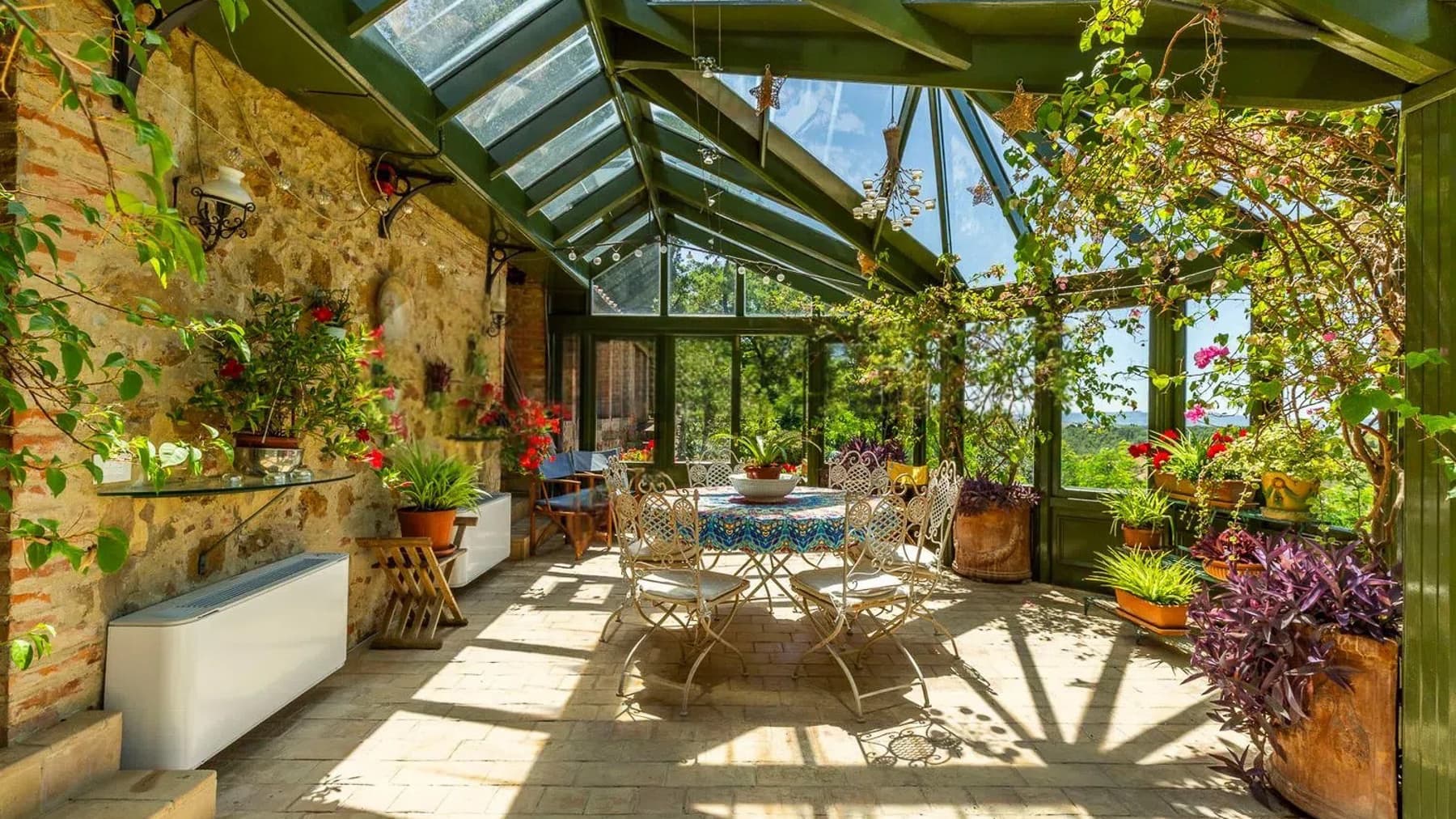 Casale in pietra a Pienza, Val d'Orcia con piscina
