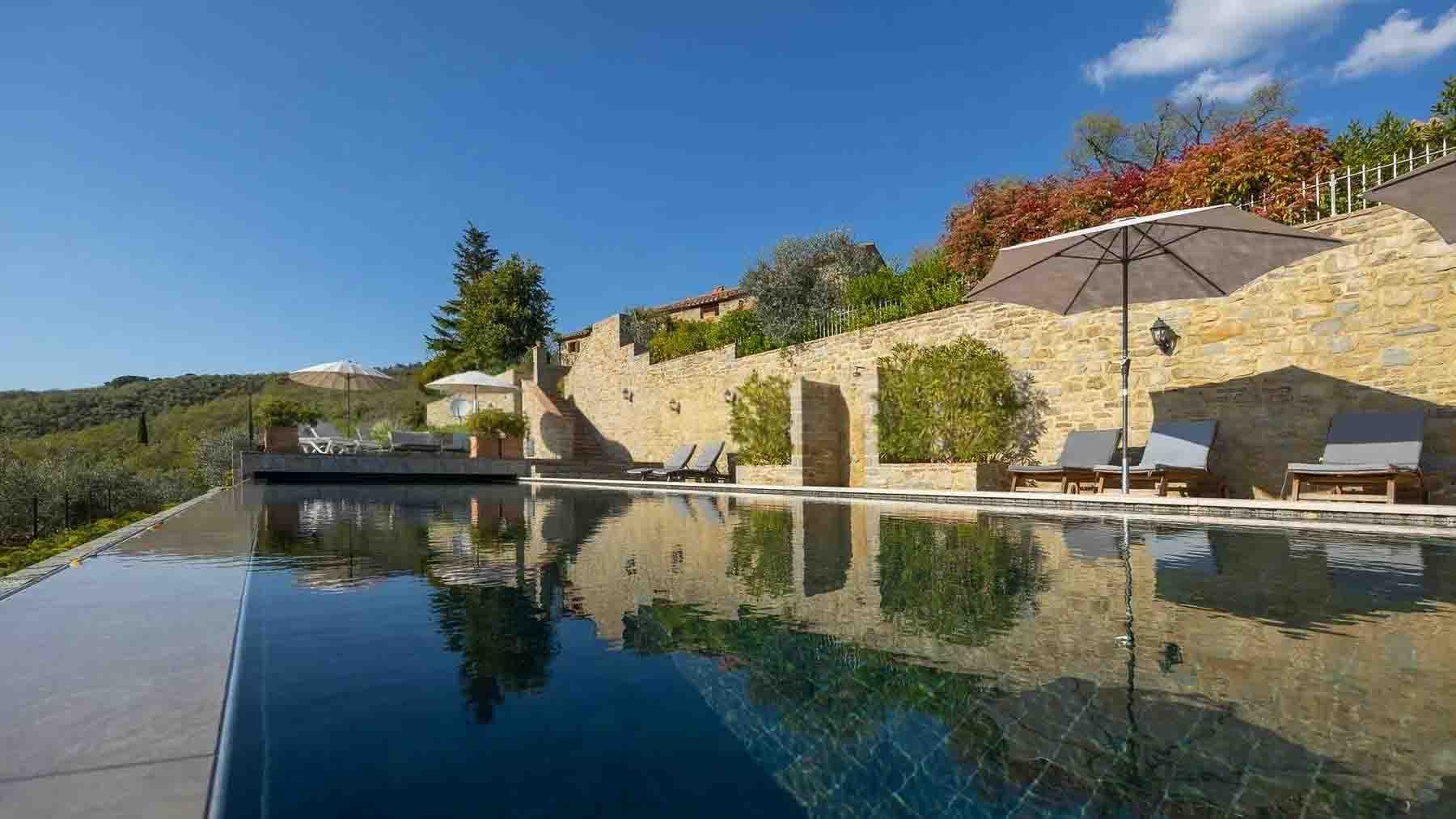 Tenuta-Complesso panoramico a Cortona, Toscana