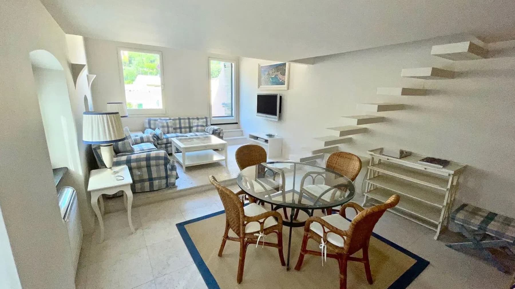 Appartamento con terrazzo e giardino a Portofino