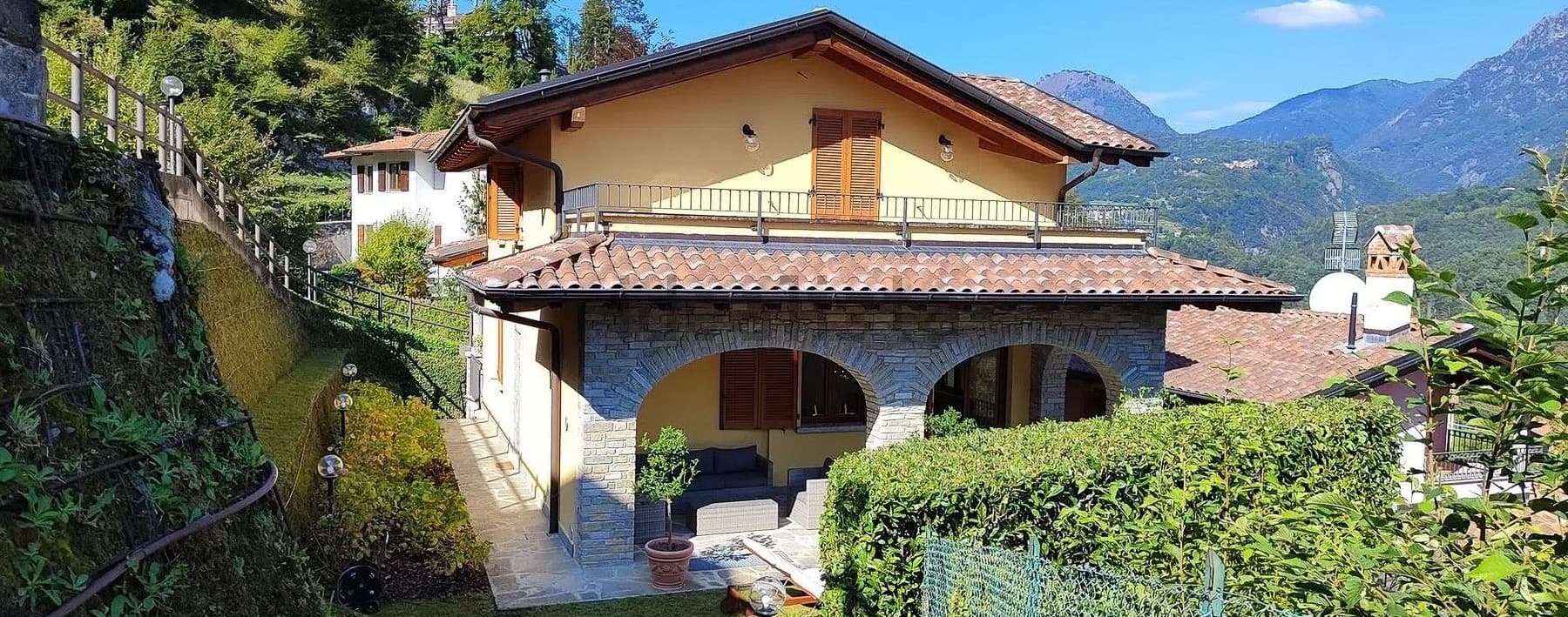 Villa moderna a Menaggio, vista Lago di Como