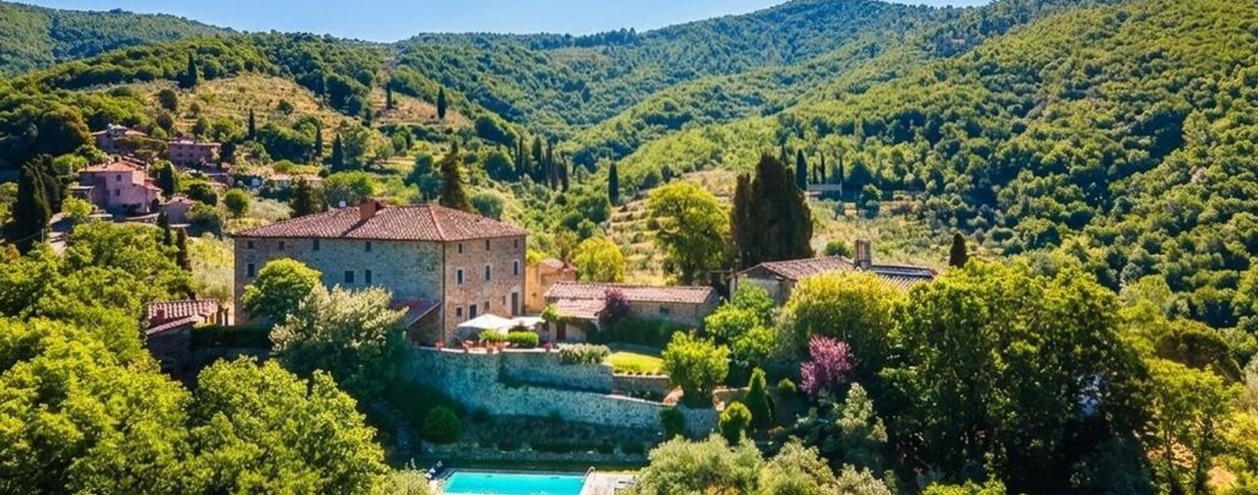 Casale storico a Campello sul Clitunno, Umbria