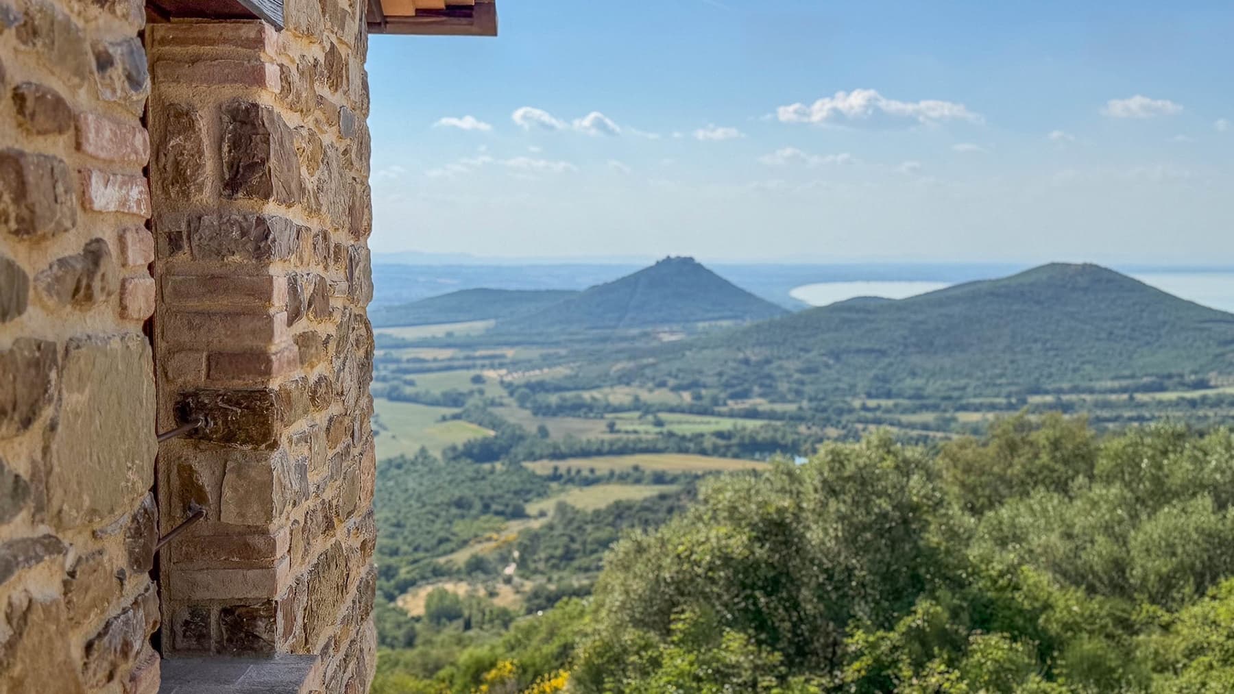 Casale panoramico sul Lago Trasimeno, Panicale, Umbria