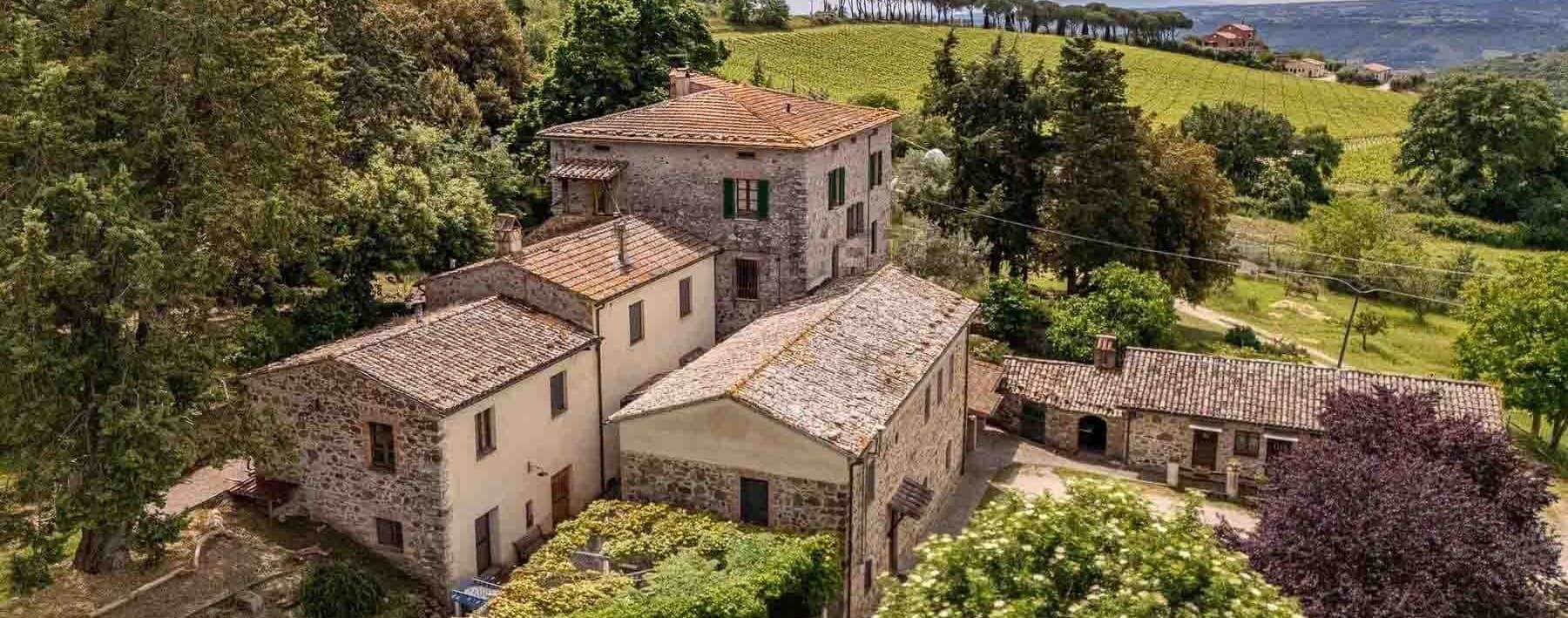 Tenuta-Complesso autentico in collina a Orvieto, Umbria