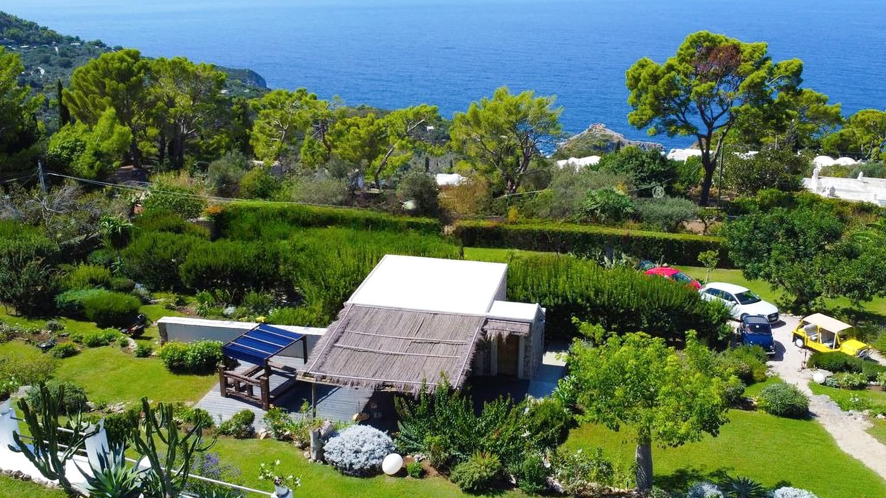 Villa esclusiva ad Anacapri, vista mare e piscina