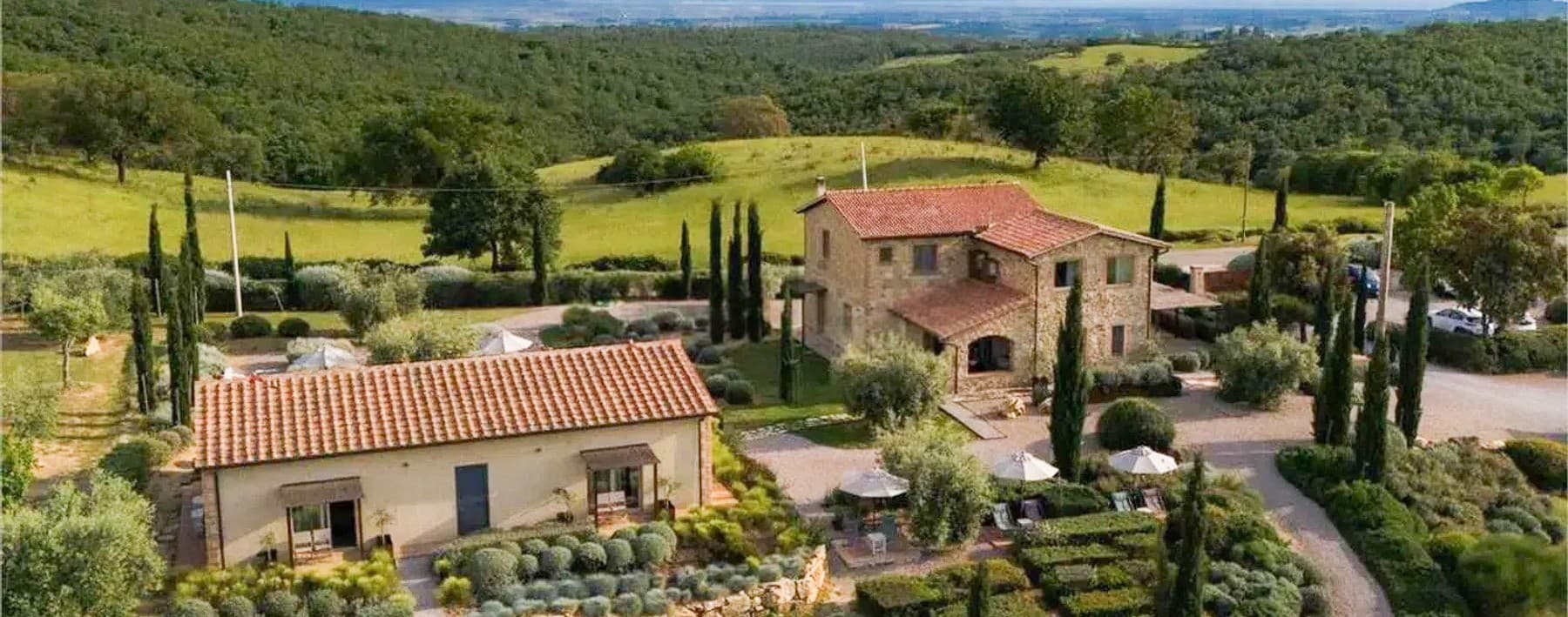 Villa con vista mare a Magliano in Toscana
