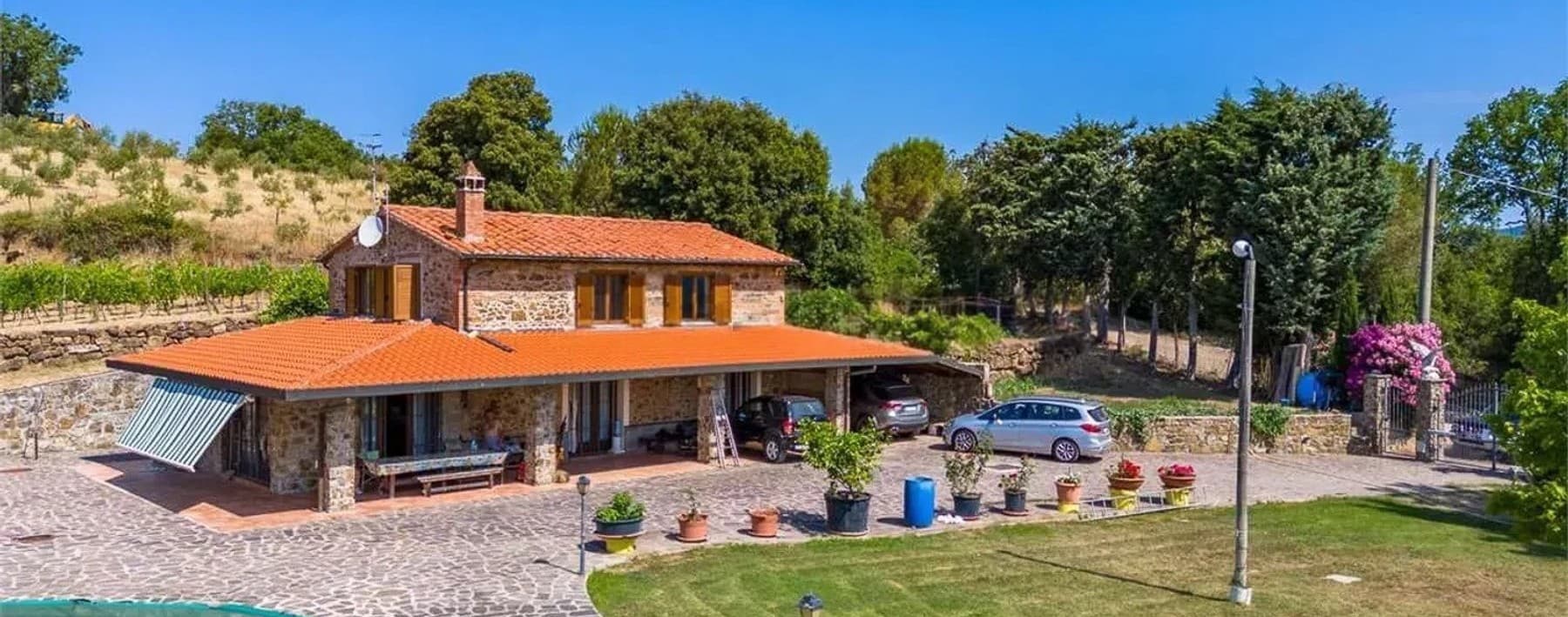 Villa con Piscina e Vigneto a Massa Marittima, Toscana