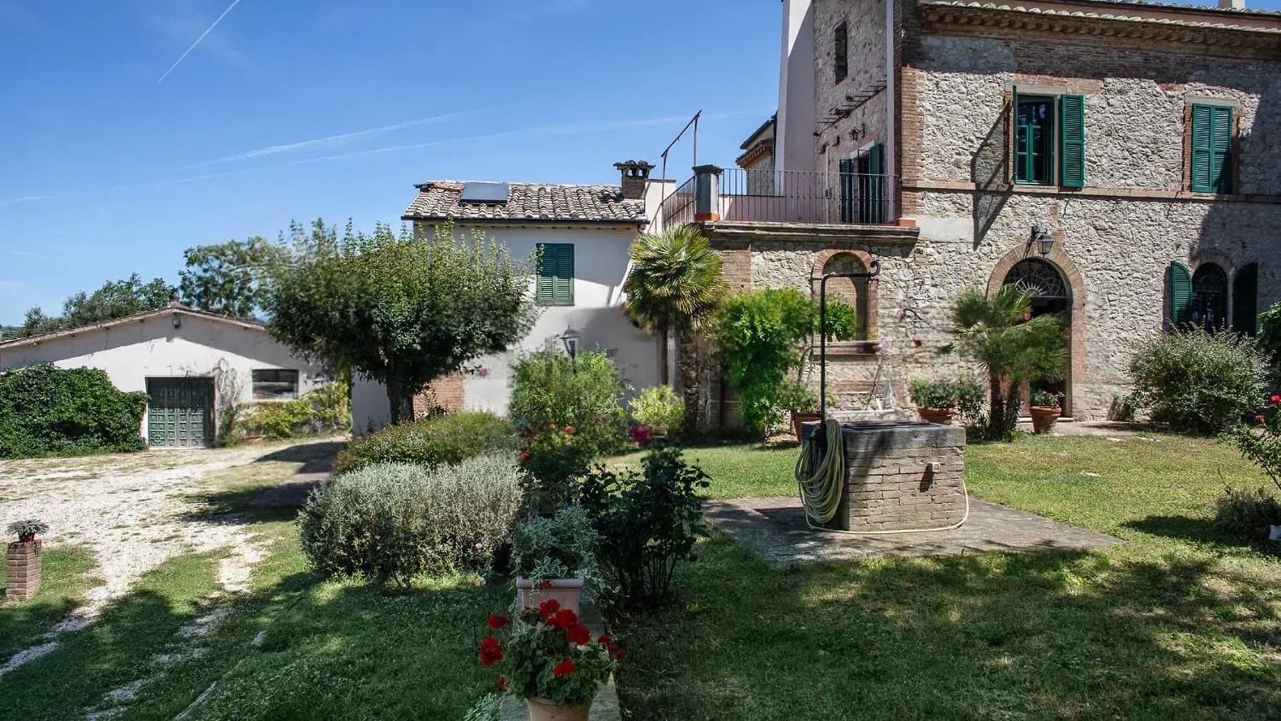 Villa panoramica in pietra ad Amelia, Umbria